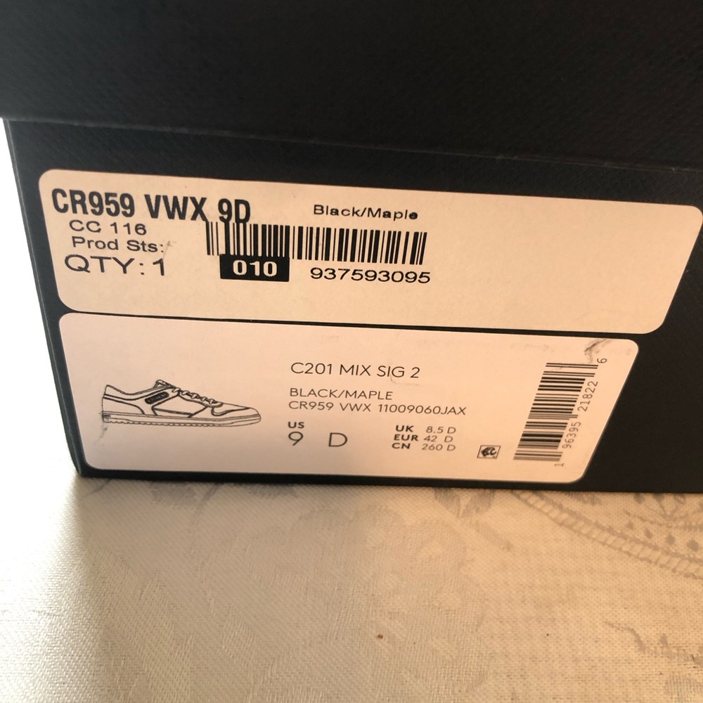 COACH C 201 Signature Monogram Coated Canvas Brown Sneakers Men’s Size 9 NWB - Picture 15 of 16